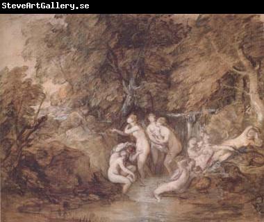 Thomas Gainsborough Diana and Actaeon (mk25)